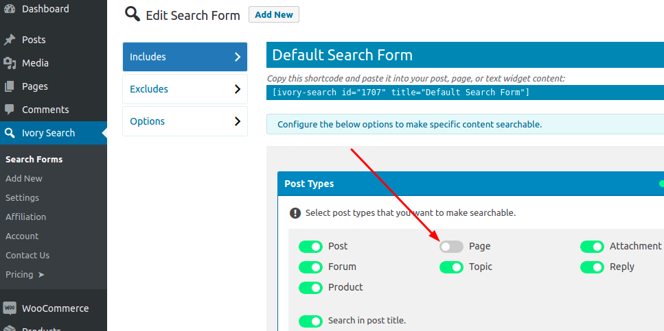 Exclude Post Types From Search