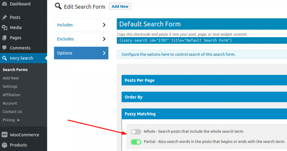 Fuzzy Matching Search