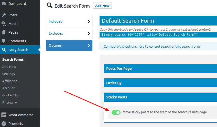 Prioritize Sticky Posts In Search Results